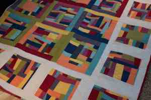 modern quilt made with kona modern quilts fabric